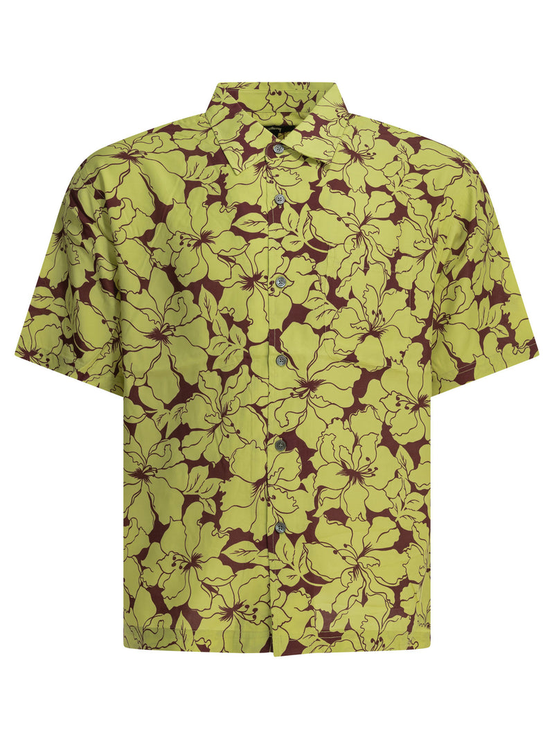 Stüssy Stüssy Men Viscose Shirt Green - World Class Fashion
