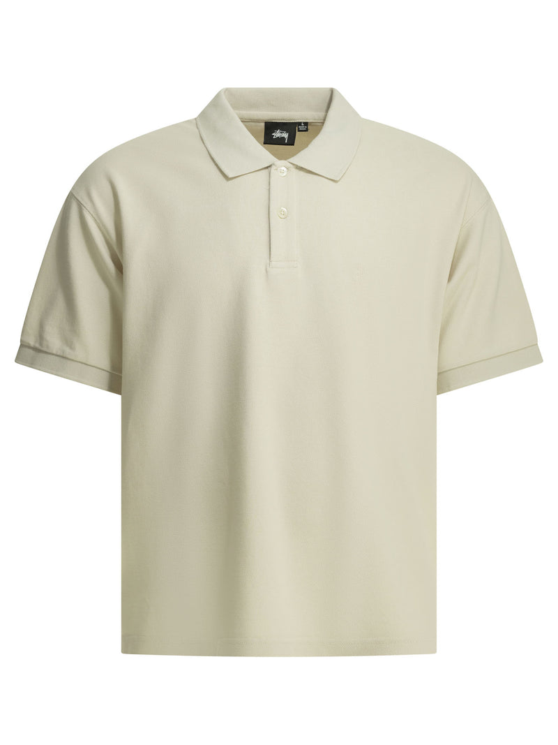 Stüssy Stüssy Men Polo Shirt Off White - World Class Fashion