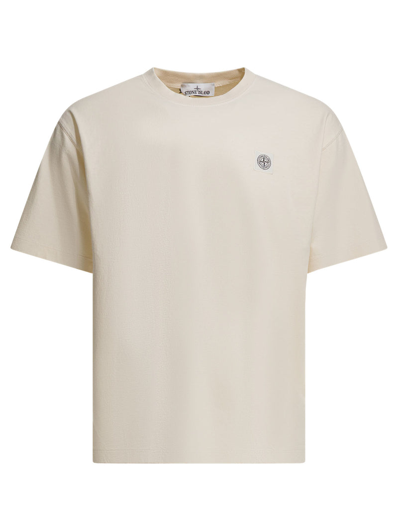 Stone Island Stone Island Cotton T-Shirt White Men - World Class Fashion