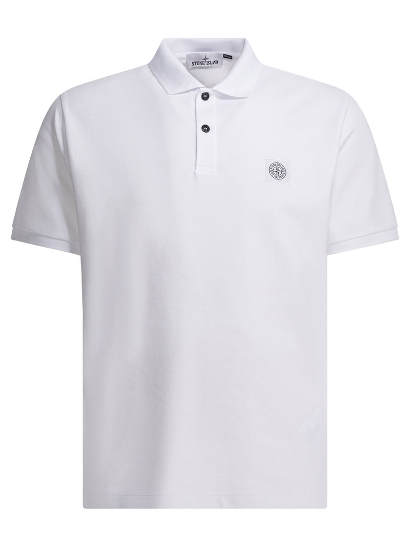 Stone Island Stone Island Cotton Polo Shirt White Men - World Class Fashion