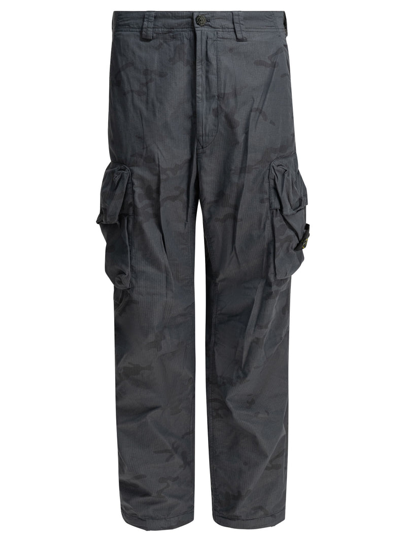 Stone Island Stone Island Cargo Pants Blue Men - World Class Fashion