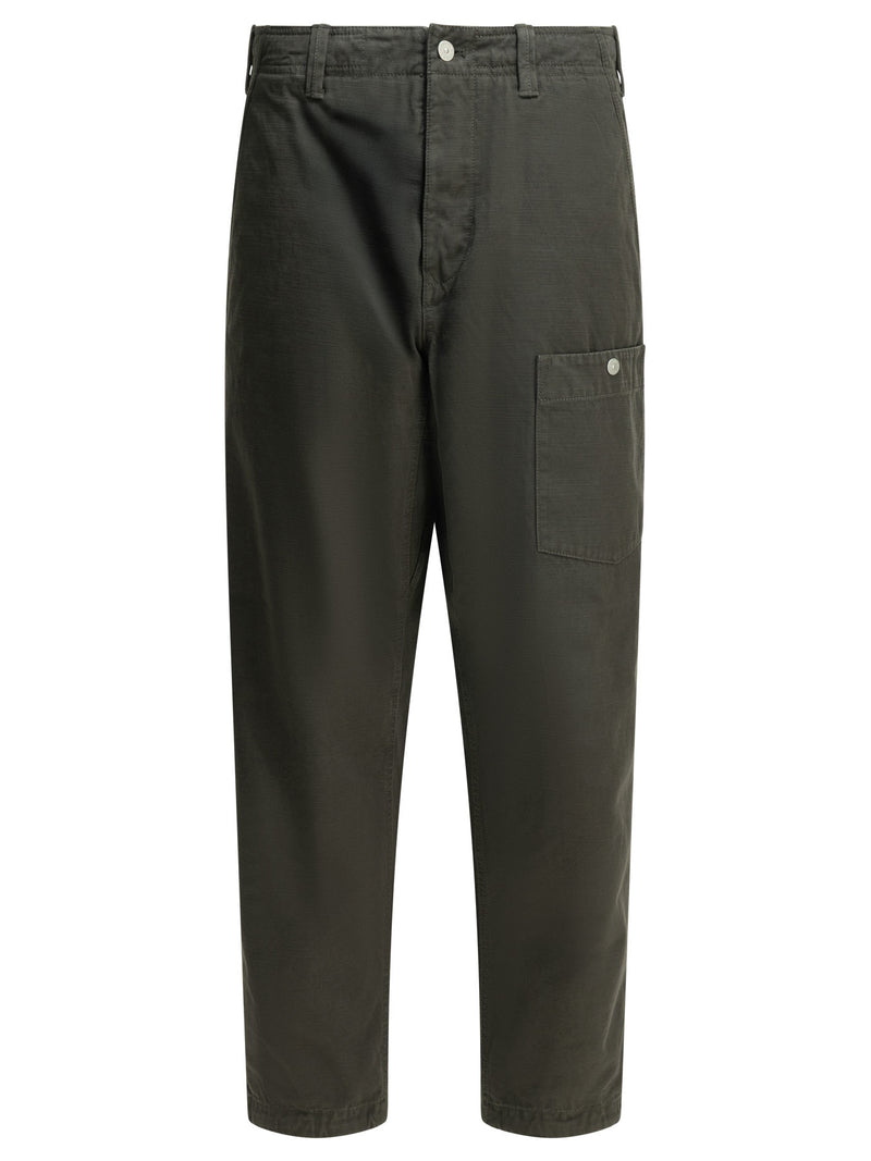 Stone Island Stone Island Cotton Cargo Pants Grey Men - World Class Fashion