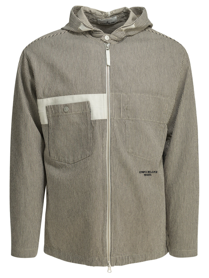 Stone Island Stone Island Utility Jacket White Men - World Class Fashion