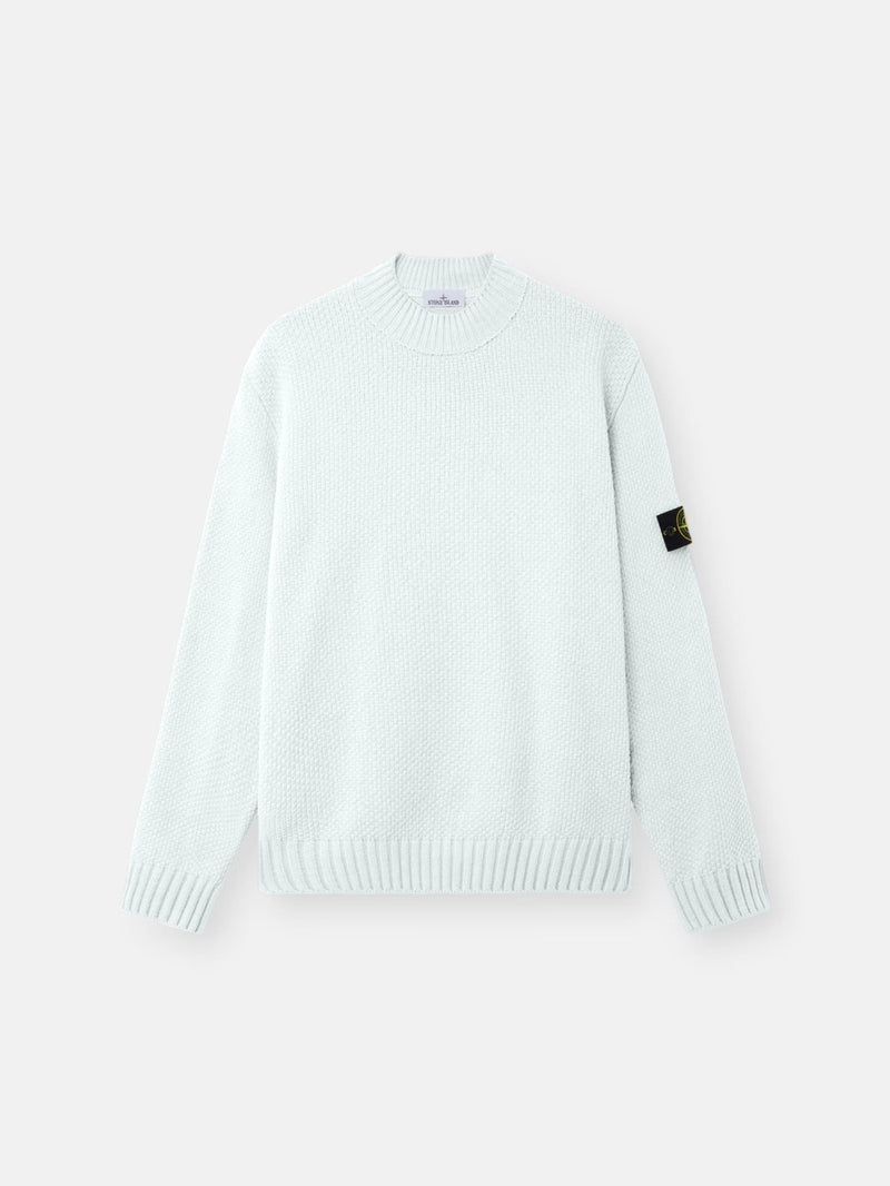 Stone Island Stone Island Cotton Sweater Light Blue Men - World Class Fashion