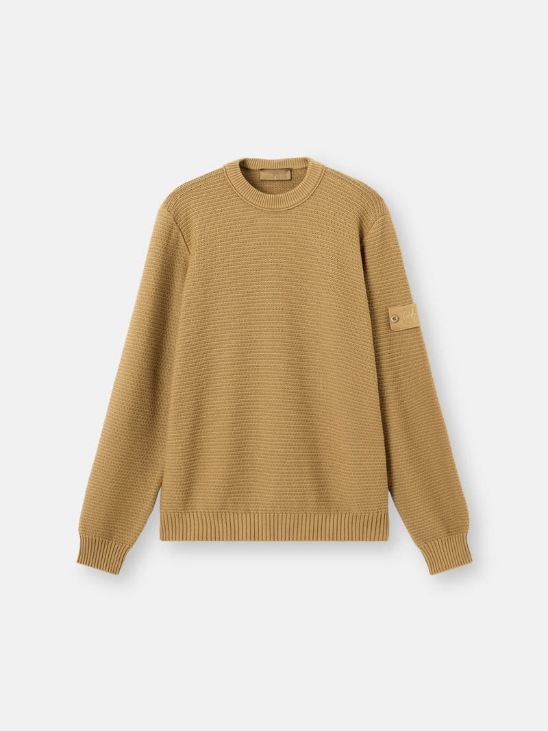 Stone Island Stone Island Crewneck Knitwear Beige Men - World Class Fashion