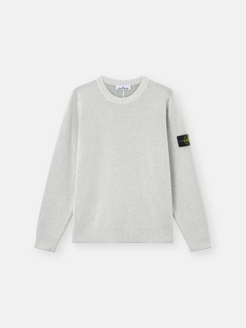 Stone Island Stone Island Cotton Crewneck Sweatshirt Grey - World Class Fashion