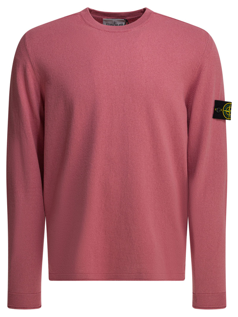 Stone Island Stone Island Crew-Neck Sweater Fuchsia Men - World Class Fashion