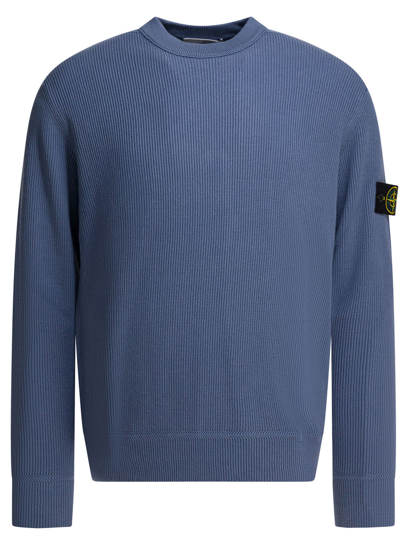 Stone Island Stone Island Crew-Neck Sweater Blue Men - World Class Fashion