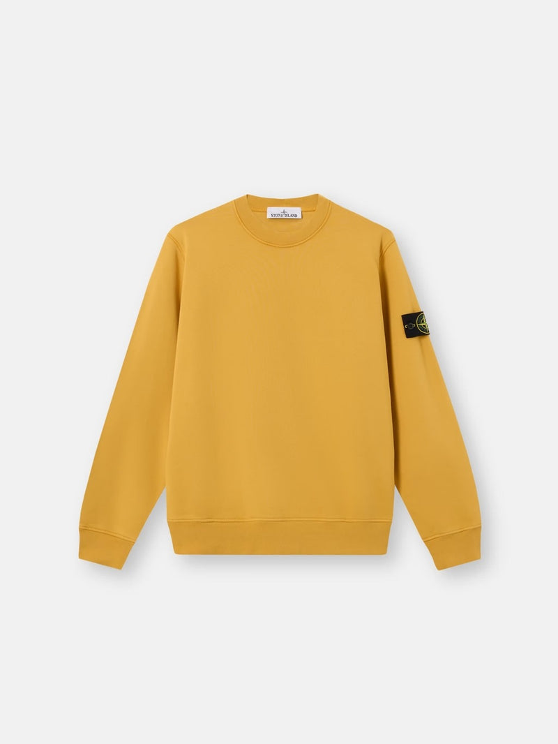 Stone Island Sudadera amarilla de cuello redondo Stone Island para hombre - World Class Fashion