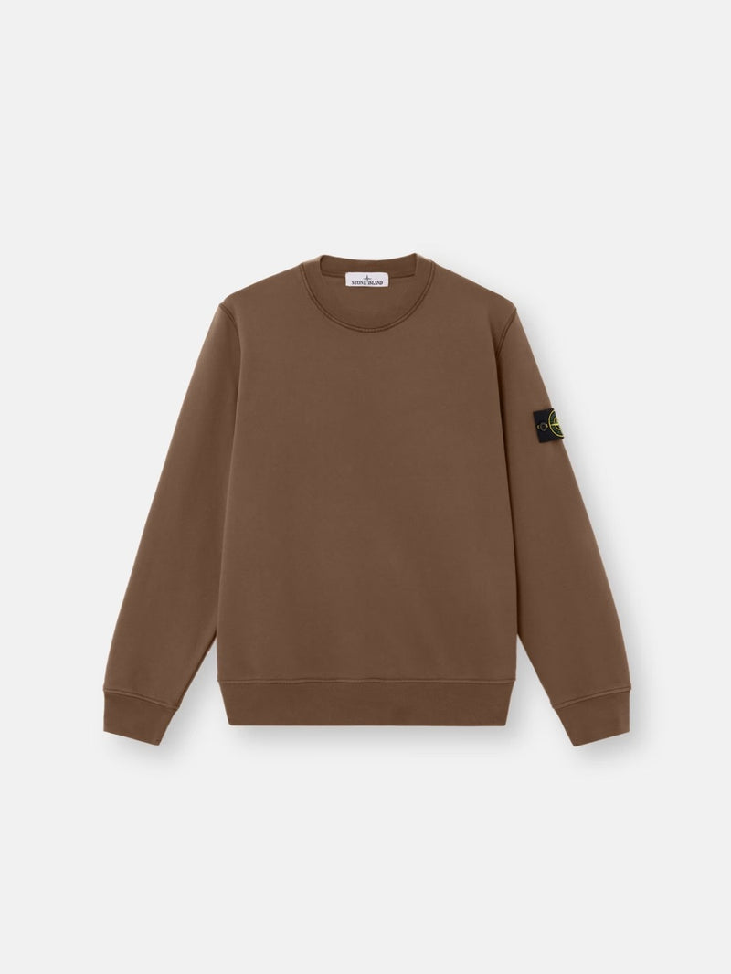 Stone Island Stone Island Crewneck Sweatshirt Brown Men - World Class Fashion