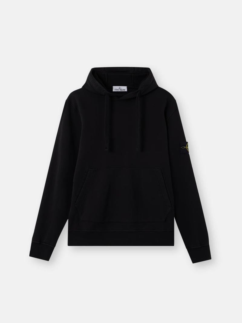 Stone Island Stone Island Organic Cotton Sweatshirt Black - World Class Fashion
