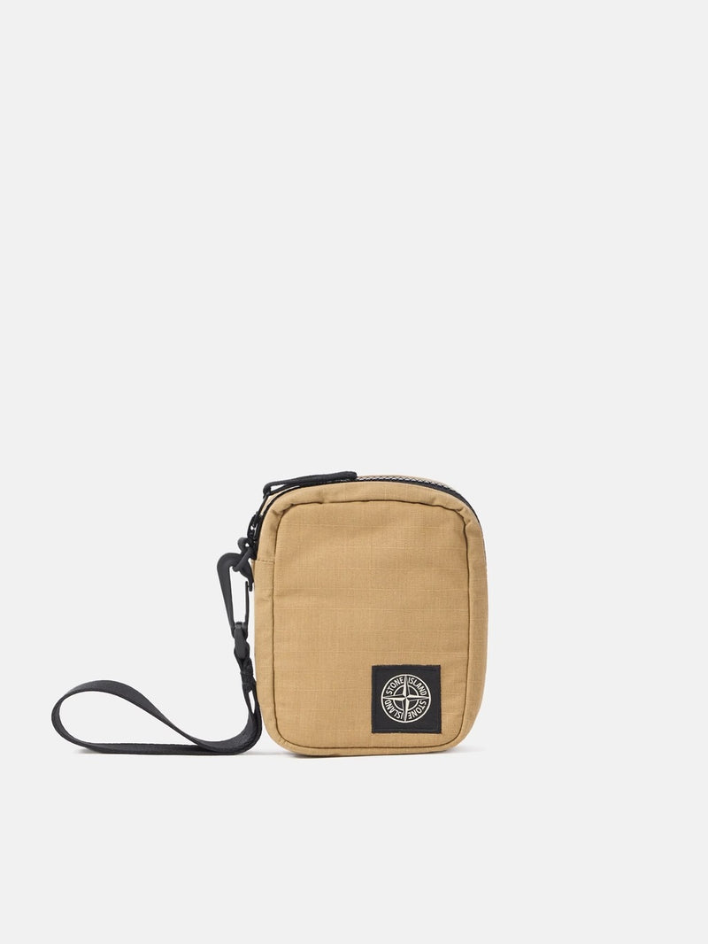 Stone Island Stone Island Wallet with Compass Patch Beige - World Class Fashion