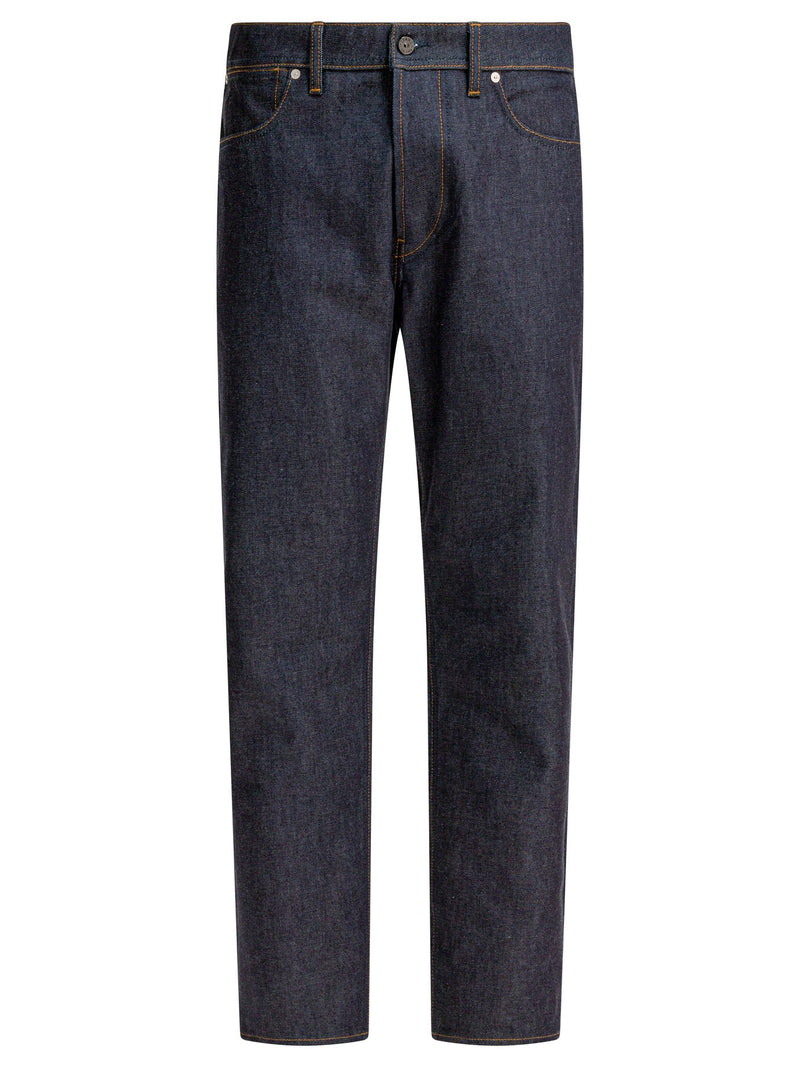 Stone Island Stone Island Straight Leg Jeans Blue Men - World Class Fashion