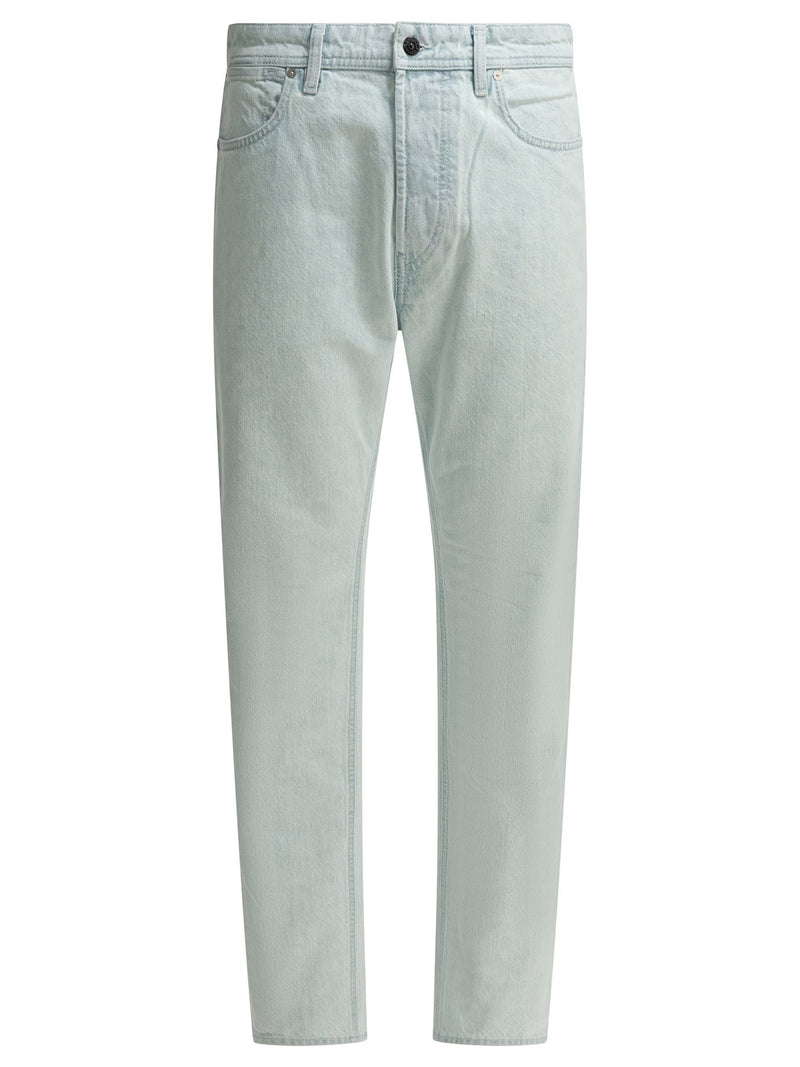 Stone Island Stone Island Straight Leg Jeans Light Blue - World Class Fashion