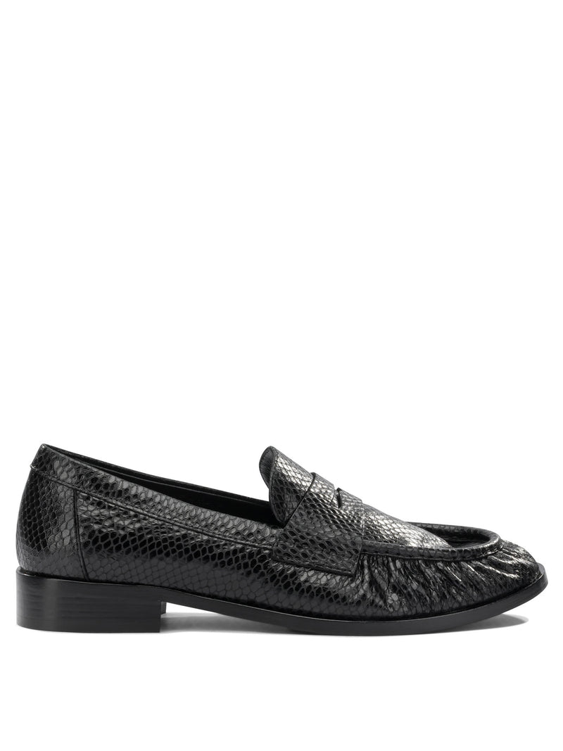 Strategia Strategia A6101TIBET Black Leather Loafers Women - World Class Fashion