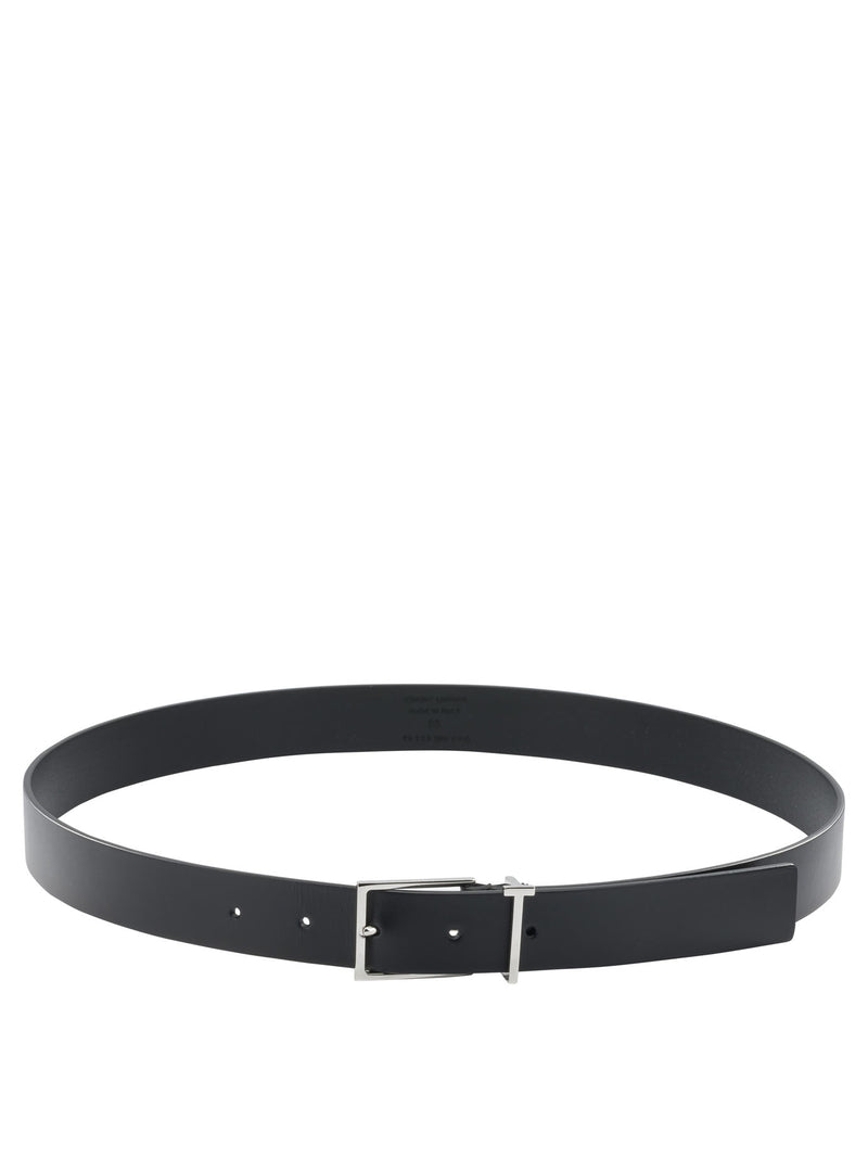 Tom Ford Tom Ford Cinturón de cuero negro para hombre - World Class Fashion