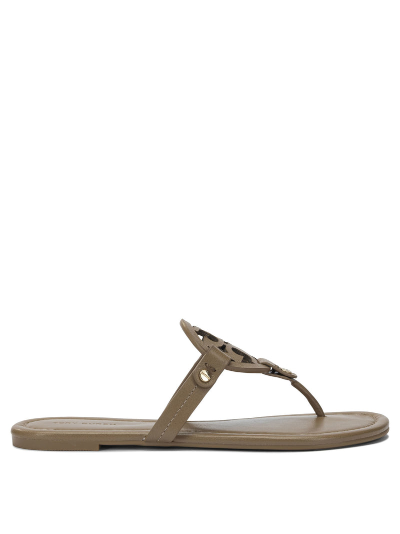 Tory Burch Tory Burch Leather Sandals Brown Women - World Class Fashion