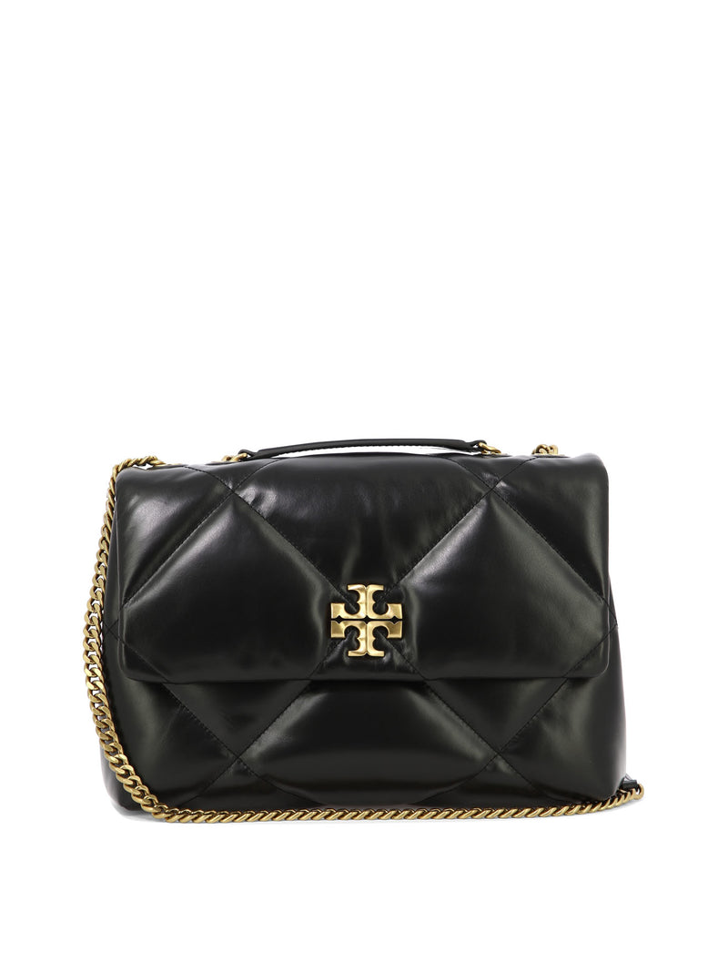 Tory Burch Tory Burch Women's Black Leather Crossbody Bag - World Class Fashion