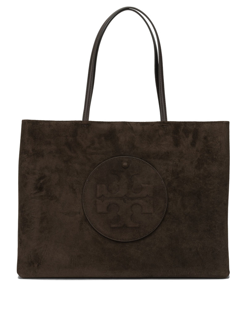 Tory Burch Tory Burch Bovine Suede Shoulder Bag Brown - World Class Fashion