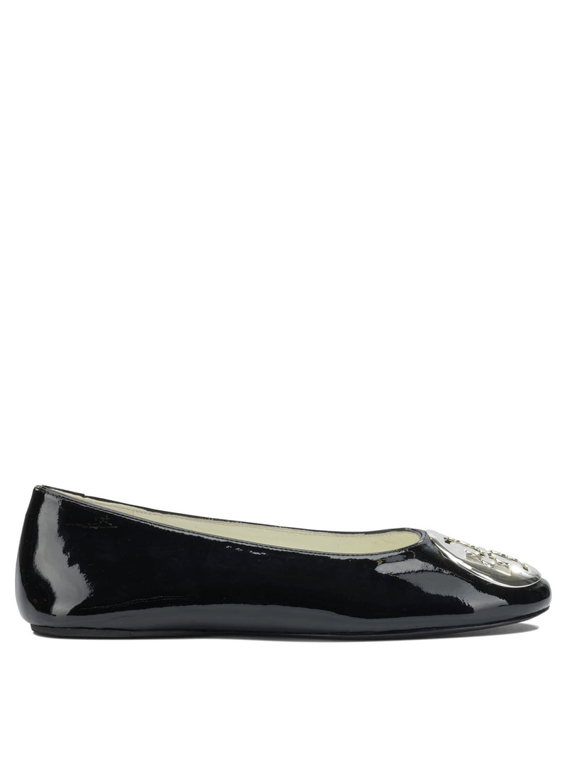 Tory Burch Tory Burch Leather Ballerinas Black Women - World Class Fashion