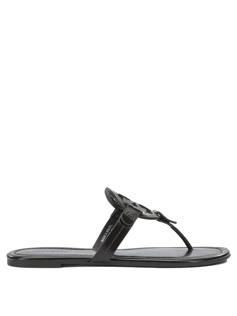 Tory Burch Tory Burch Ovine Leather Brown Sandals Women - World Class Fashion