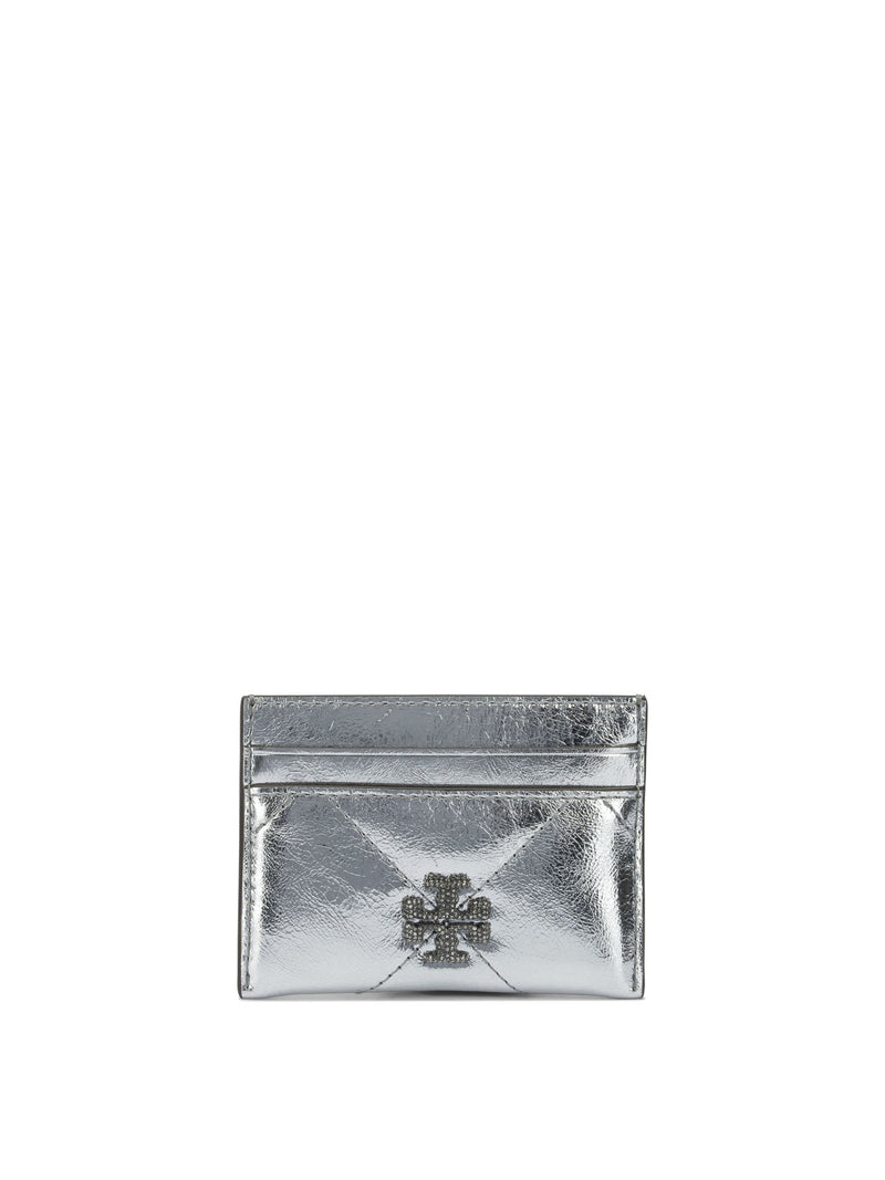 Tory Burch Tory Burch Silver Cow Leather Wallets Women - World Class Fashion