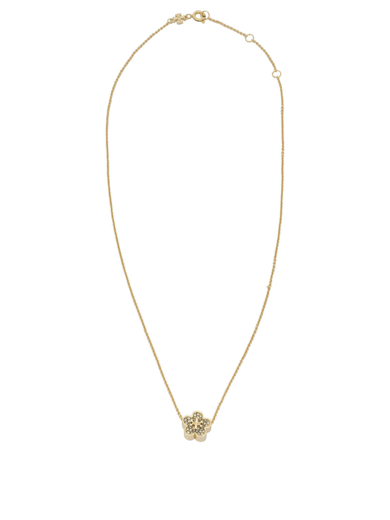 Tory Burch Tory Burch Brass Glass Cubic Zirconia Enamel Jewelry Gold - World Class Fashion