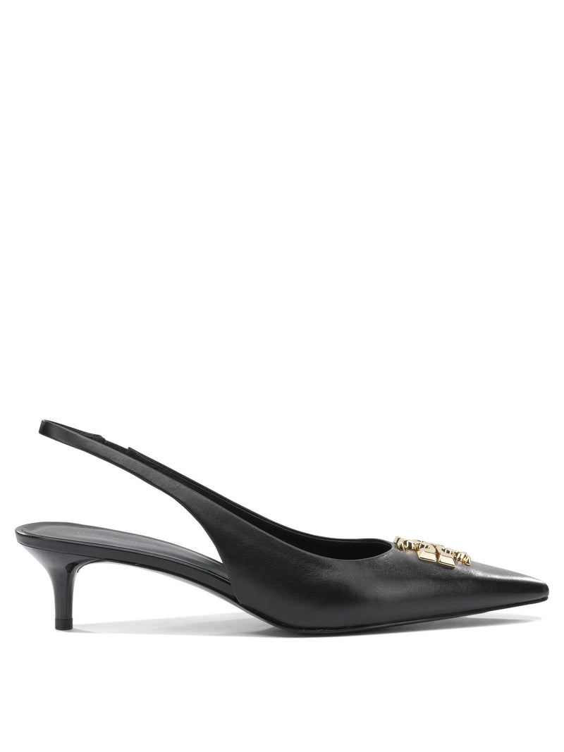 Tory Burch Tory Burch Black Leather Women Pumps - World Class Fashion