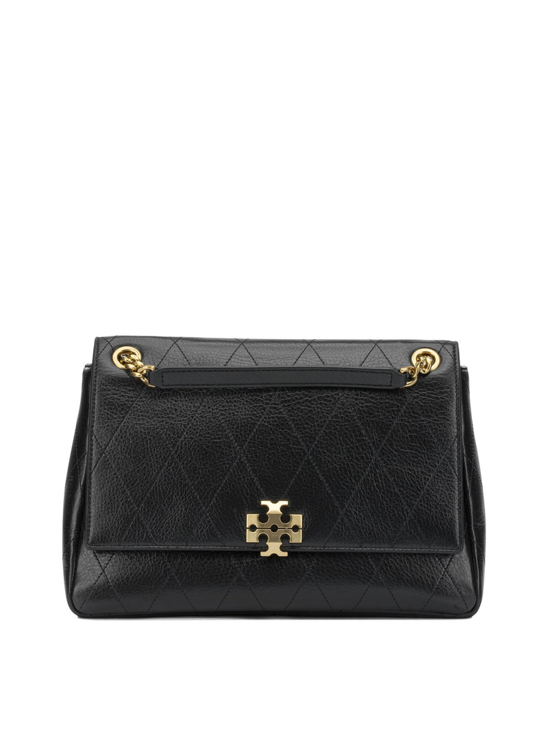 Tory Burch Tory Burch Leather Shoulder Bag Black - World Class Fashion