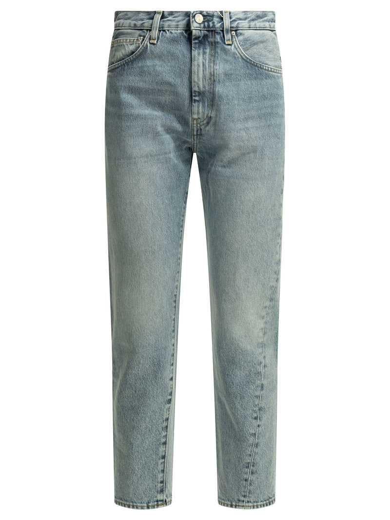 Toteme Toteme Straight-leg Jeans Light Blue Women - World Class Fashion