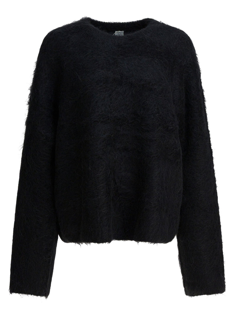 Toteme Toteme Alpaca Crewneck Sweater Black - World Class Fashion