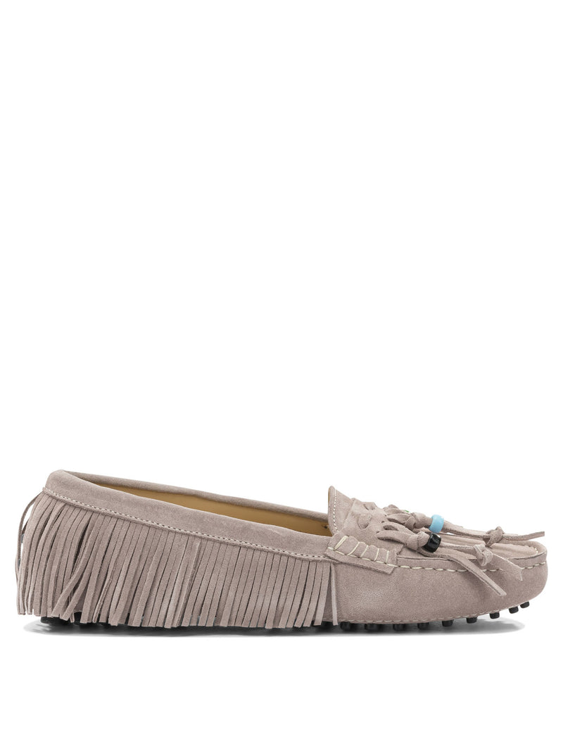 Toujours Toujours Emily Beige Suede Women's Loafers - World Class Fashion