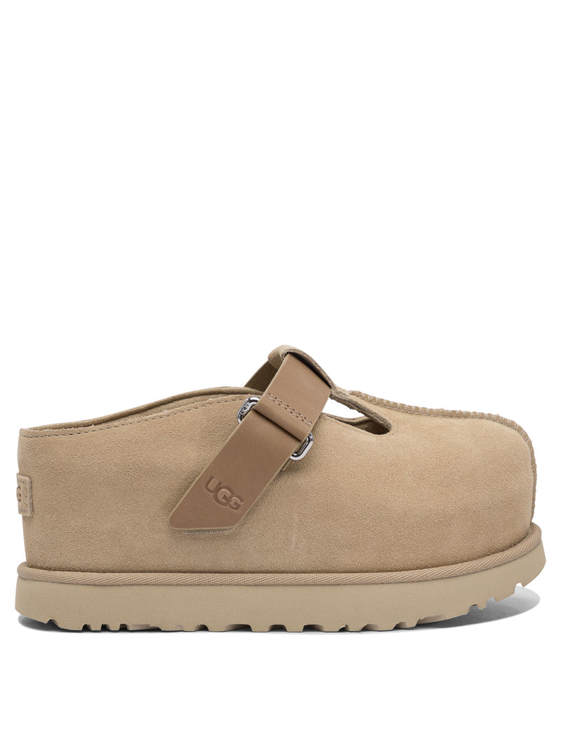 Ugg Ugg Women's Beige Suede Loafers - World Class Fashion
