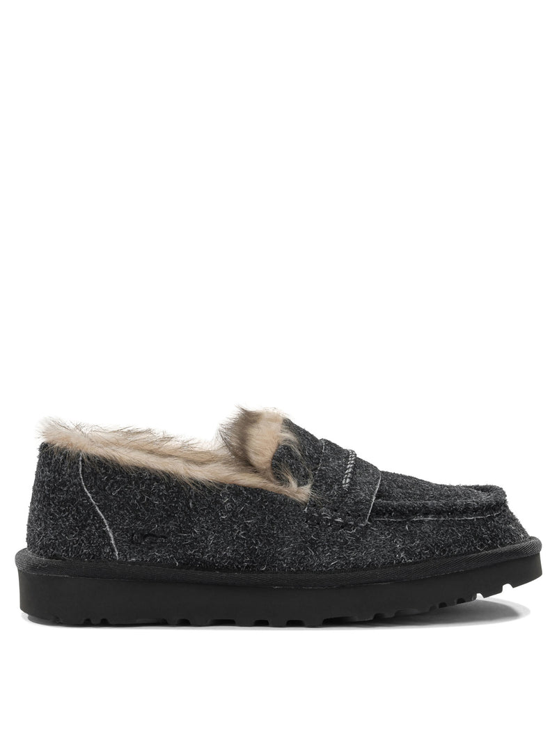 Ugg Ugg Women's Black Suede Loafers - World Class Fashion