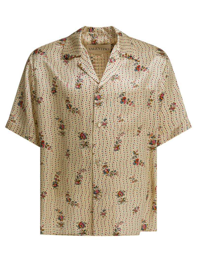 Valentino Valentino Yellow Silk Shirt Men - World Class Fashion