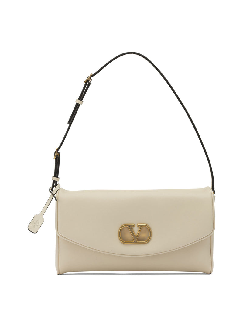 Valentino Garavani Valentino Garavani Devain Small Shoulder Bag White - World Class Fashion
