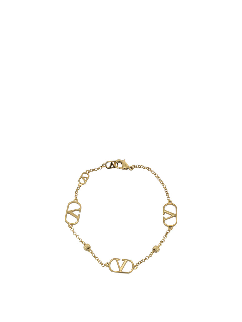 Valentino Garavani Valentino Garavani Vlogo Signature Bracelet Gold - World Class Fashion