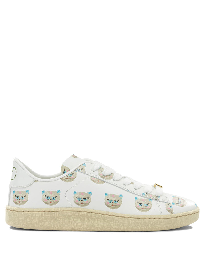 Valentino Garavani Valentino Garavani Zapatillas Deportivas de Mujer Blancas - World Class Fashion
