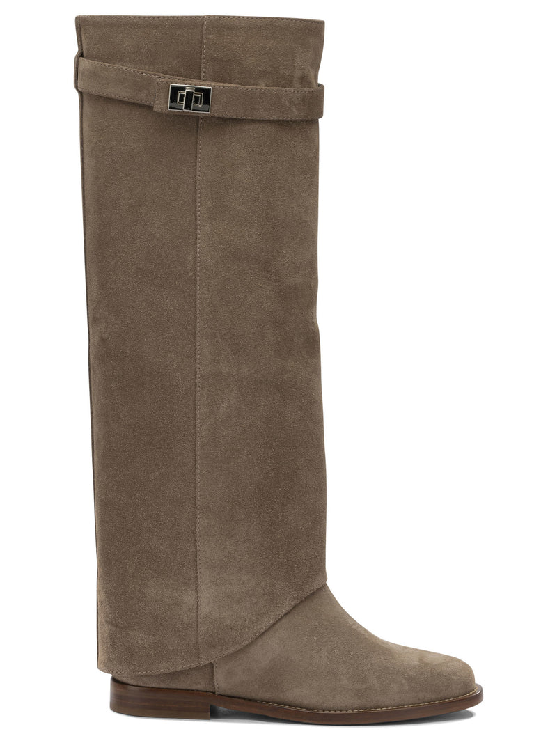 Via Roma 15 Botas de ante beige Via Roma 15 para mujer - World Class Fashion