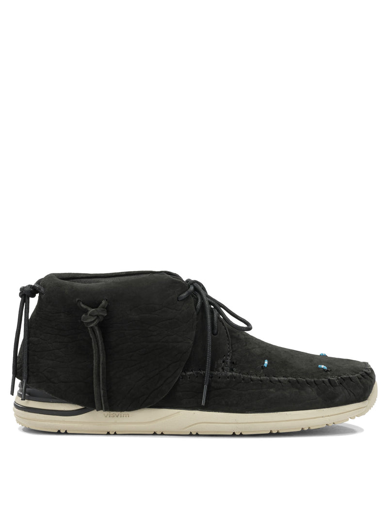 Visvim Visvim Lhamo Folk Lace-up Boots Black - World Class Fashion