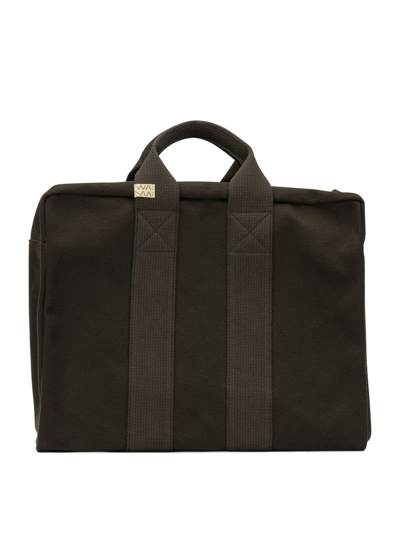 Visvim Visvim Canvas Plura Medium Handbag Charcoal - World Class Fashion