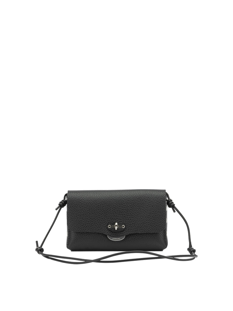 Zanellato Zanellato Letter® Small Crossbody Bag Black - World Class Fashion
