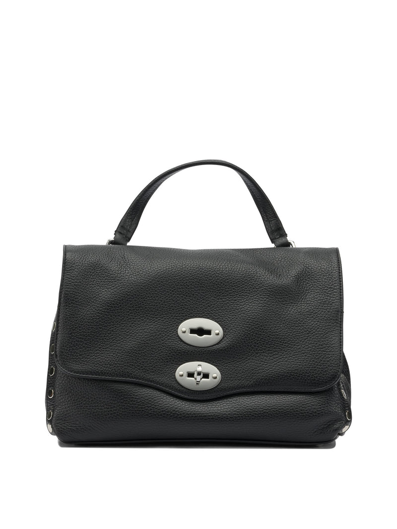 Zanellato Bolso de mano Zanellato Postina Daily de cuero negro para mujer - World Class Fashion