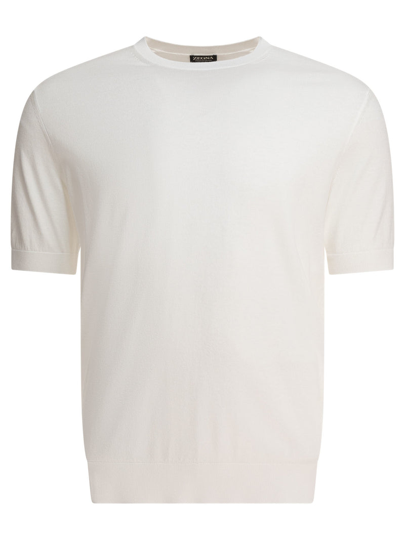 Zegna Zegna Crew-Neck T-Shirt White Men - World Class Fashion