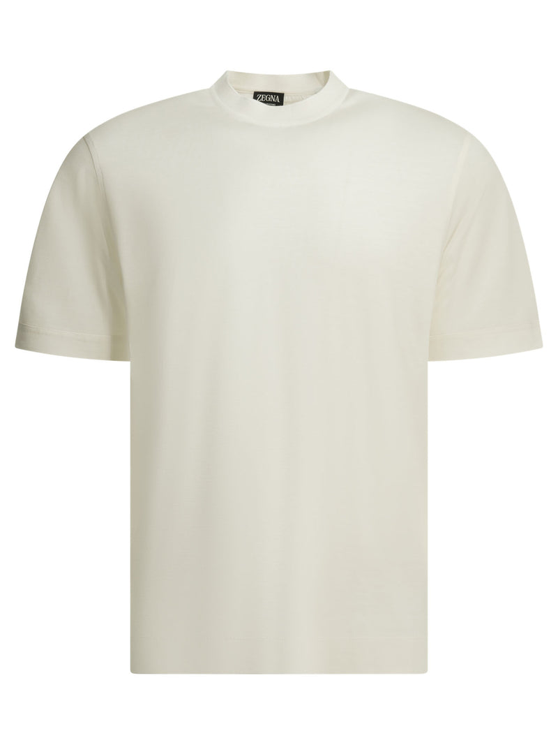 Zegna Zegna Leggerissimo Crew-Neck T-Shirt White - World Class Fashion