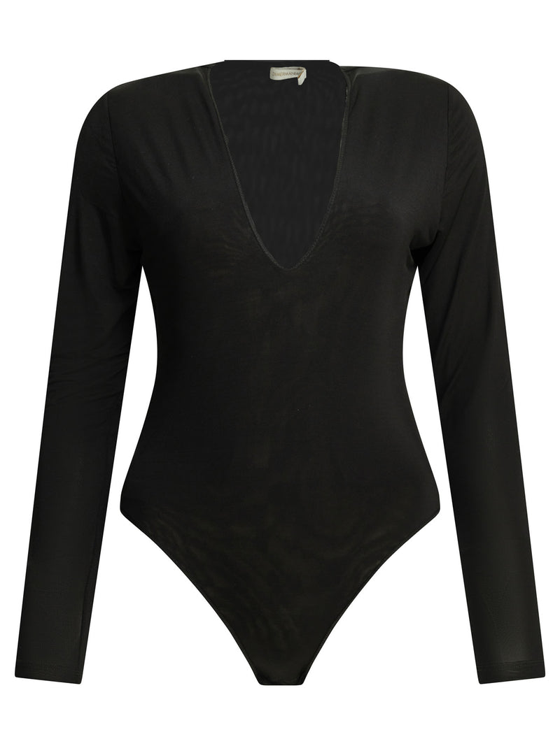 Zimmermann Zimmermann Long-Sleeved Bodysuit Black Women - World Class Fashion