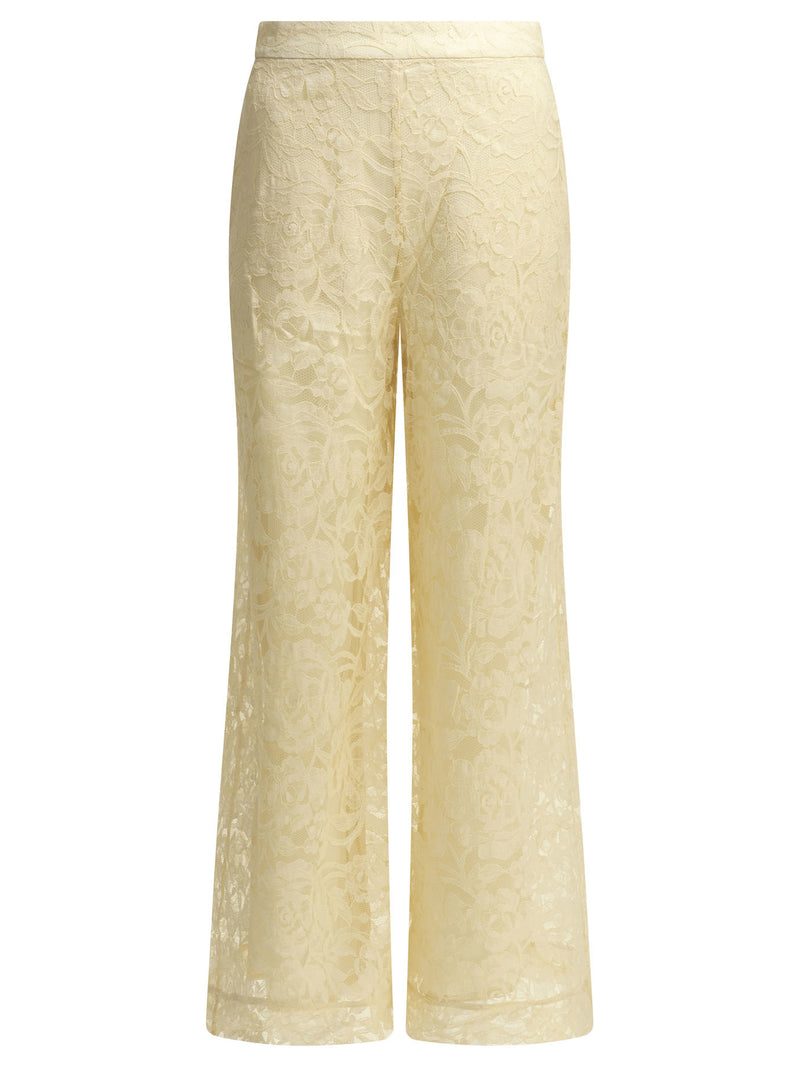 Zimmermann Zimmermann Carousel Pantalones Informales Blanco Mujer - World Class Fashion