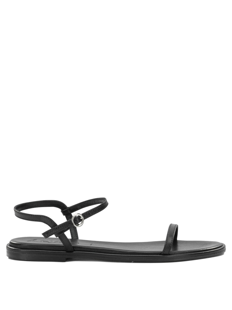 Aeyde Aeyde Nettie Flat Sandals Black Women - World Class Fashion