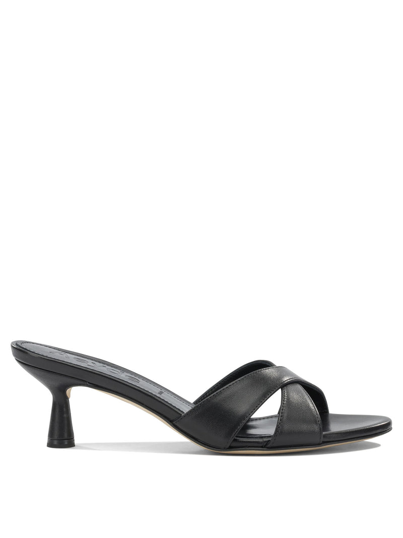 Aeyde Aeyde Vero 50mm Heeled Sandals Black - World Class Fashion
