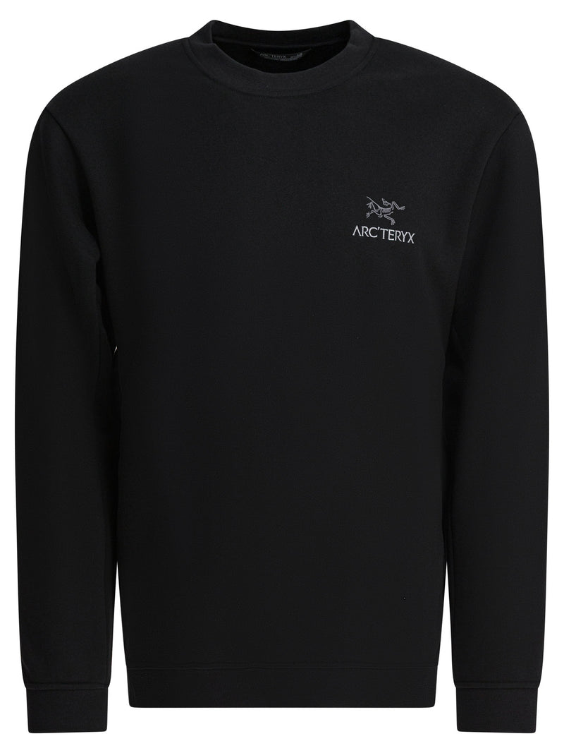 Arc'teryx Sudadera con cuello redondo y emblema de Arc'teryx para hombre, color negro - World Class Fashion